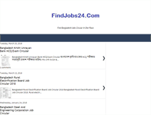 Tablet Screenshot of findjobs24.com